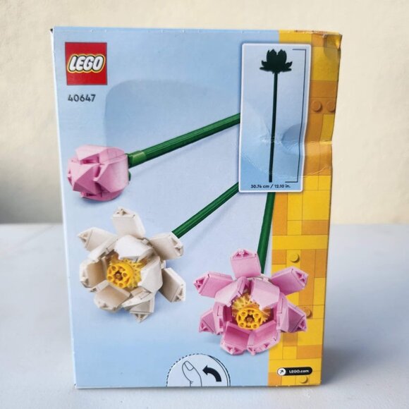 NEW LEGO Lotus Flower Decor Display Bouquet 40647 Stocking Stuffer Christmas Gif - Picture 10 of 13